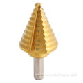 HSS 4241 Spiral Groove Step Drill Bit